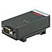 USB 2.0 to RS232 Adapter, for DIN Rail 1 Port, Nero, 22,5 x 42,5 x 85 mm - Foto miniatura 3